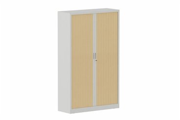 ARMOIRES A RIDEAUX - Largeur 120 cm - Armoire à rideaux H198xL120cm 4 tablettes