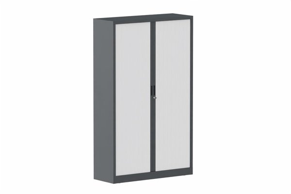 ARMOIRES A RIDEAUX - Largeur 120 cm - Armoire à rideaux H198xL120cm 4 tablettes