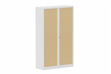 ARMOIRES A RIDEAUX - Largeur 120 cm - Armoire à rideaux H198xL120cm 4 tablettes