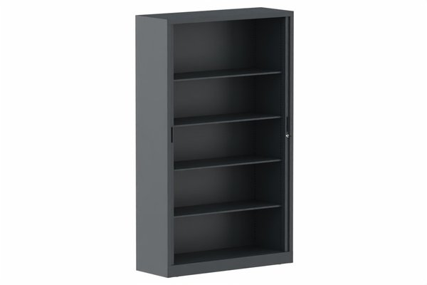 ARMOIRES A RIDEAUX - Largeur 120 cm - Armoire à rideaux H198xL120cm 4 tablettes