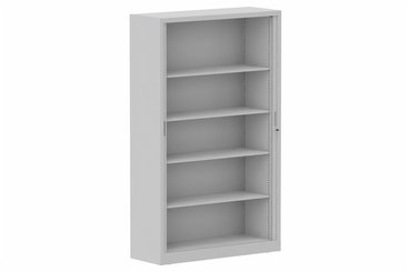 ARMOIRES A RIDEAUX - Largeur 120 cm - Armoire à rideaux H198xL120cm 4 tablettes