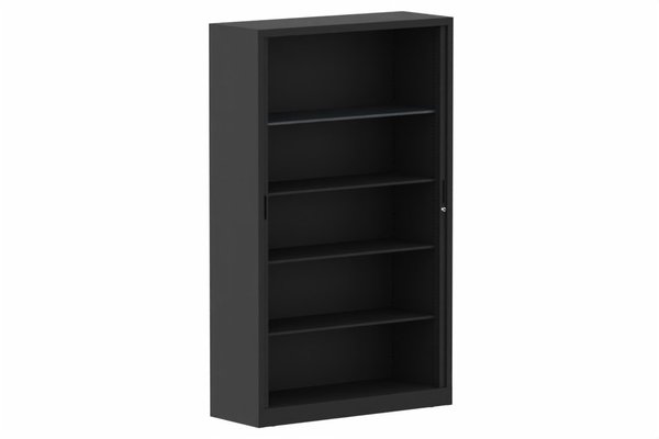 ARMOIRES A RIDEAUX - Largeur 120 cm - Armoire à rideaux H198xL120cm 4 tablettes