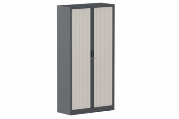 ARMOIRES A RIDEAUX - Largeur 100 cm - Armoire à rideaux H198xL100cm 4 tablettes