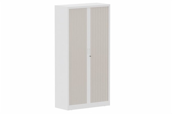 ARMOIRES A RIDEAUX - Largeur 100 cm - Armoire à rideaux H198xL100cm 4 tablettes