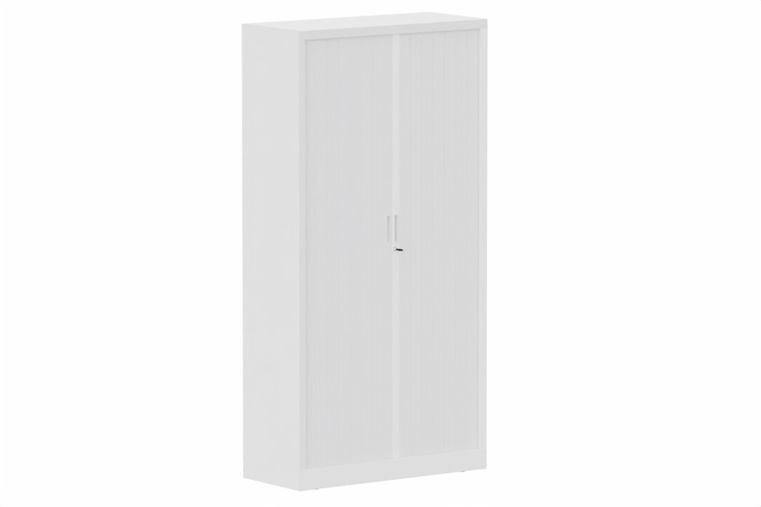 Armoire à rideaux H198xL100cm 4 tablettes
