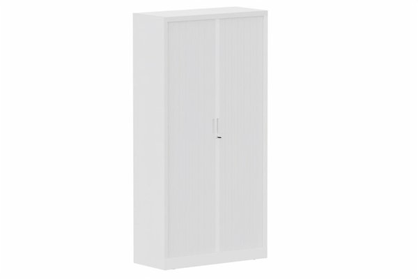 ARMOIRES A RIDEAUX - Largeur 100 cm - Armoire à rideaux H198xL100cm 4 tablettes