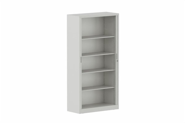 ARMOIRES A RIDEAUX - Largeur 100 cm - Armoire à rideaux H198xL100cm 4 tablettes