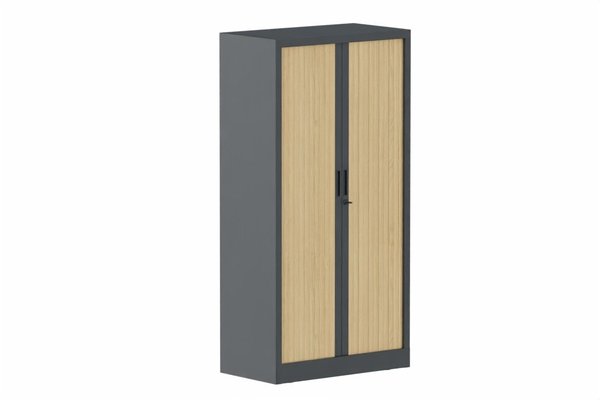 ARMOIRES A RIDEAUX - Largeur 80 cm - Armoire à rideaux H160xL080cm 3 tablettes
