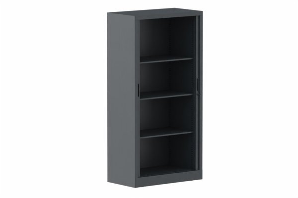 ARMOIRES A RIDEAUX - Largeur 80 cm - Armoire à rideaux H160xL080cm 3 tablettes