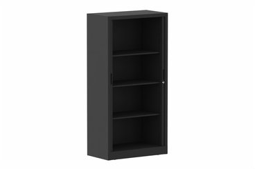 ARMOIRES A RIDEAUX - Largeur 80 cm - Armoire à rideaux H160xL080cm 3 tablettes