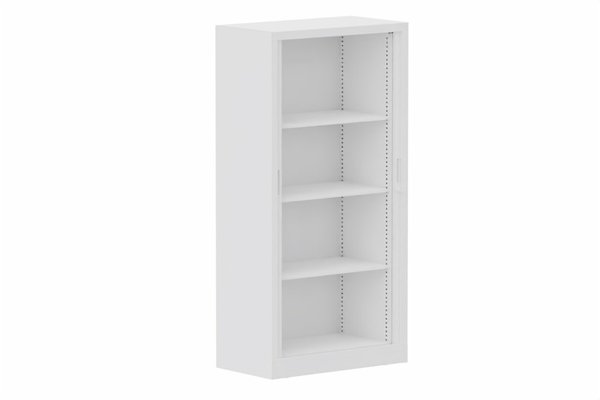 ARMOIRES A RIDEAUX - Largeur 80 cm - Armoire à rideaux H160xL080cm 3 tablettes