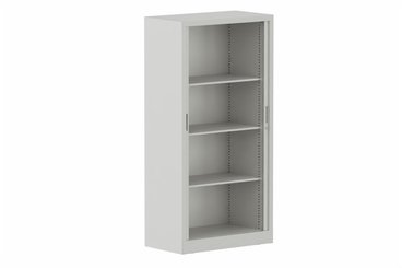 ARMOIRES A RIDEAUX - Largeur 80 cm - Armoire à rideaux H160xL080cm 3 tablettes