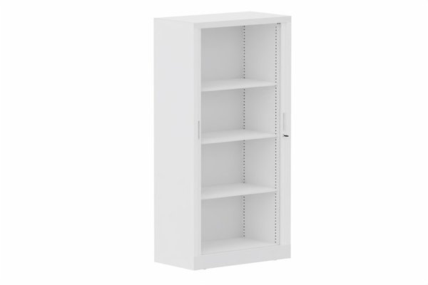 ARMOIRES A RIDEAUX - Largeur 80 cm - Armoire à rideaux H160xL080cm 3 tablettes