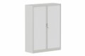 Armoire à rideaux H160xL120cm 3 tablettes