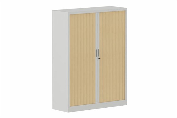 ARMOIRES A RIDEAUX - Largeur 120 cm - Armoire à rideaux H160xL120cm 3 tablettes