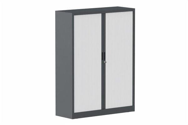 ARMOIRES A RIDEAUX - Largeur 120 cm - Armoire à rideaux H160xL120cm 3 tablettes