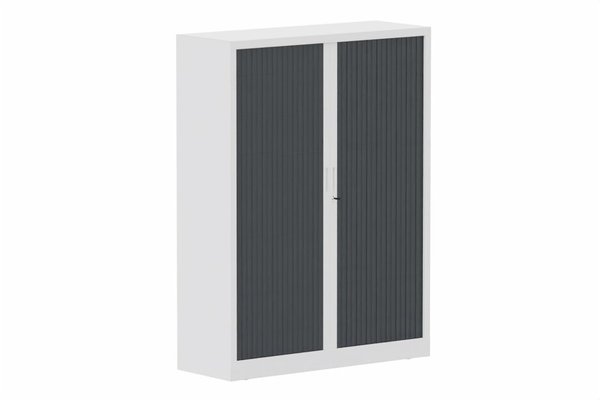 ARMOIRES A RIDEAUX - Largeur 120 cm - Armoire à rideaux H160xL120cm 3 tablettes