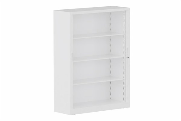 ARMOIRES A RIDEAUX - Largeur 120 cm - Armoire à rideaux H160xL120cm 3 tablettes