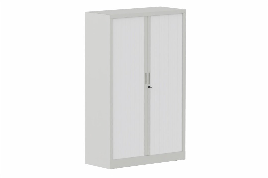 Armoire à rideaux H160xL100cm 3 tablettes