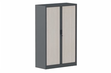 ARMOIRES A RIDEAUX - Largeur 100 cm - Armoire à rideaux H160xL100cm 3 tablettes