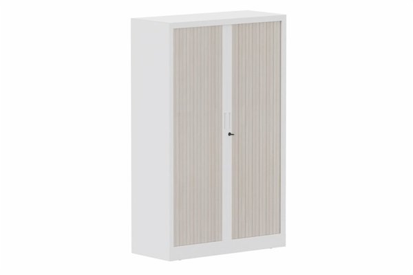 ARMOIRES A RIDEAUX - Largeur 100 cm - Armoire à rideaux H160xL100cm 3 tablettes
