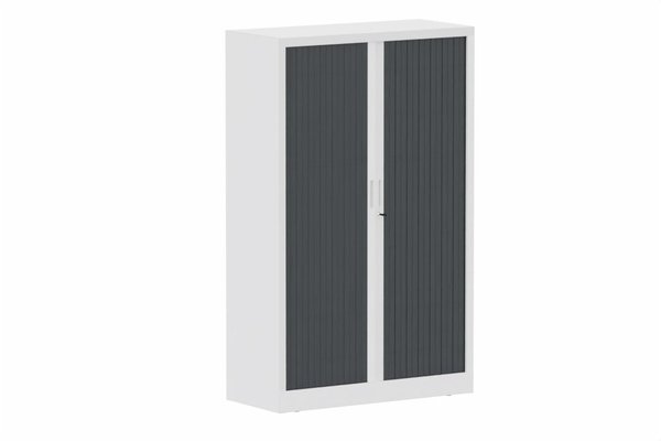 ARMOIRES A RIDEAUX - Largeur 100 cm - Armoire à rideaux H160xL100cm 3 tablettes