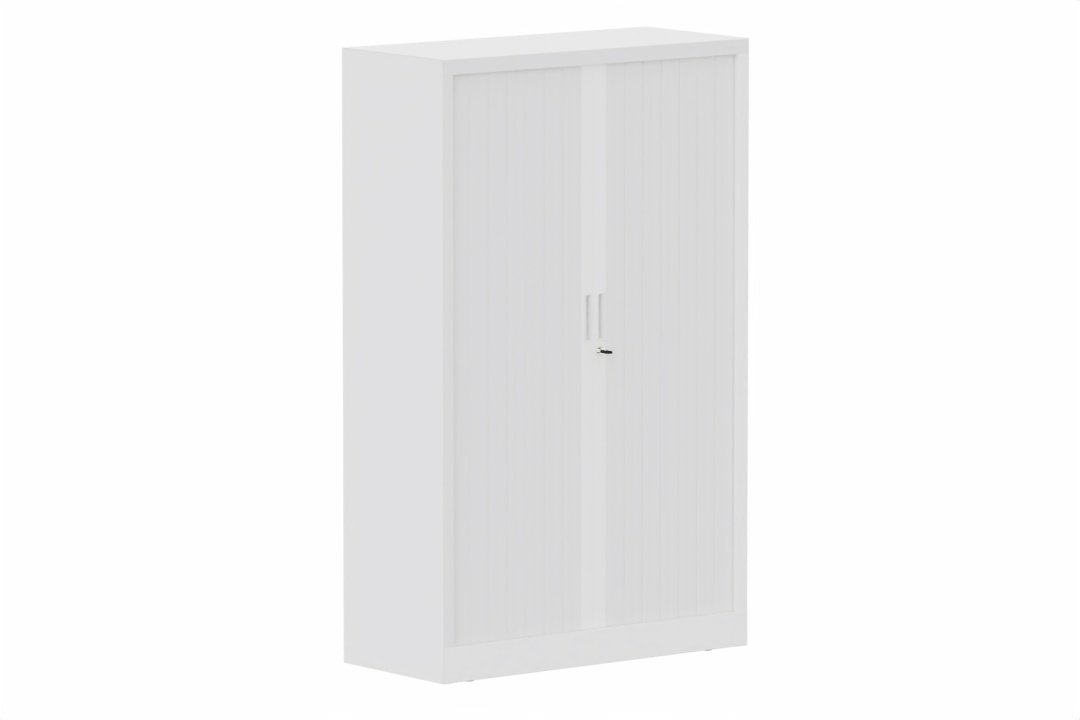 Armoire à rideaux H160xL100cm 3 tablettes