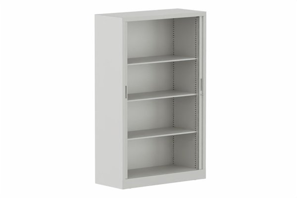 ARMOIRES A RIDEAUX - Largeur 100 cm - Armoire à rideaux H160xL100cm 3 tablettes