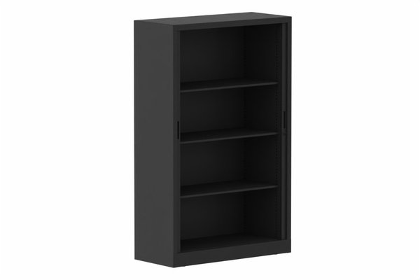 ARMOIRES A RIDEAUX - Largeur 100 cm - Armoire à rideaux H160xL100cm 3 tablettes