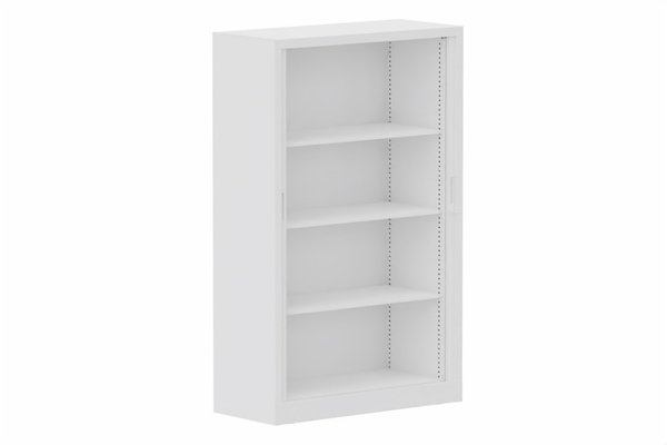 ARMOIRES A RIDEAUX - Largeur 100 cm - Armoire à rideaux H160xL100cm 3 tablettes