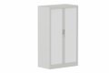 Armoire à rideaux H135xL080cm 2 tablettes