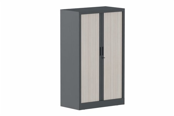 ARMOIRES A RIDEAUX - Largeur 80 cm - Armoire à rideaux H135xL080cm 2 tablettes