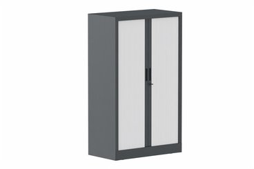 ARMOIRES A RIDEAUX - Largeur 80 cm - Armoire à rideaux H135xL080cm 2 tablettes
