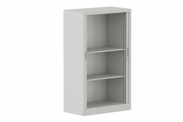 ARMOIRES A RIDEAUX - Largeur 80 cm - Armoire à rideaux H135xL080cm 2 tablettes