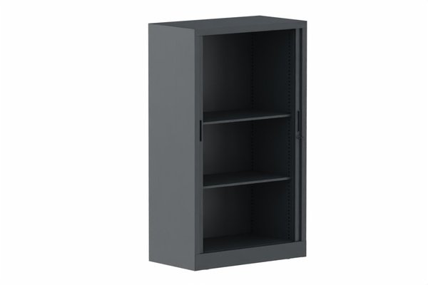 ARMOIRES A RIDEAUX - Largeur 80 cm - Armoire à rideaux H135xL080cm 2 tablettes