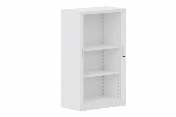 ARMOIRES A RIDEAUX - Largeur 80 cm - Armoire à rideaux H135xL080cm 2 tablettes