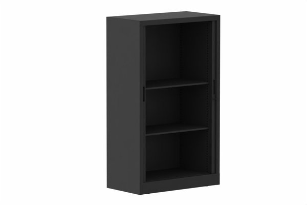 ARMOIRES A RIDEAUX - Largeur 80 cm - Armoire à rideaux H135xL080cm 2 tablettes