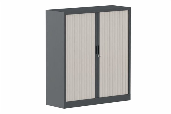 ARMOIRES A RIDEAUX - Largeur 120 cm - Armoire à rideaux H135xL120cm 2 tablettes