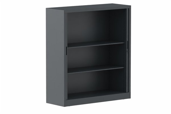 ARMOIRES A RIDEAUX - Largeur 120 cm - Armoire à rideaux H135xL120cm 2 tablettes