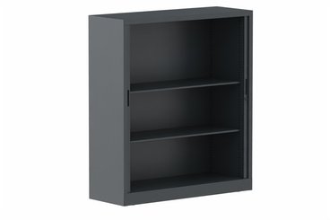 ARMOIRES A RIDEAUX - Largeur 120 cm - Armoire à rideaux H135xL120cm 2 tablettes