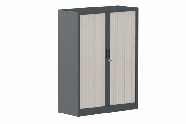 ARMOIRES A RIDEAUX - Largeur 100 cm - Armoire à rideaux H135xL100cm 2 tablettes