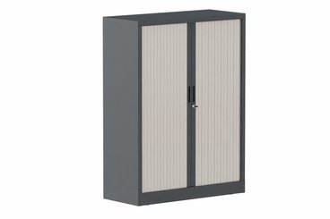 ARMOIRES A RIDEAUX - Largeur 100 cm - Armoire à rideaux H135xL100cm 2 tablettes
