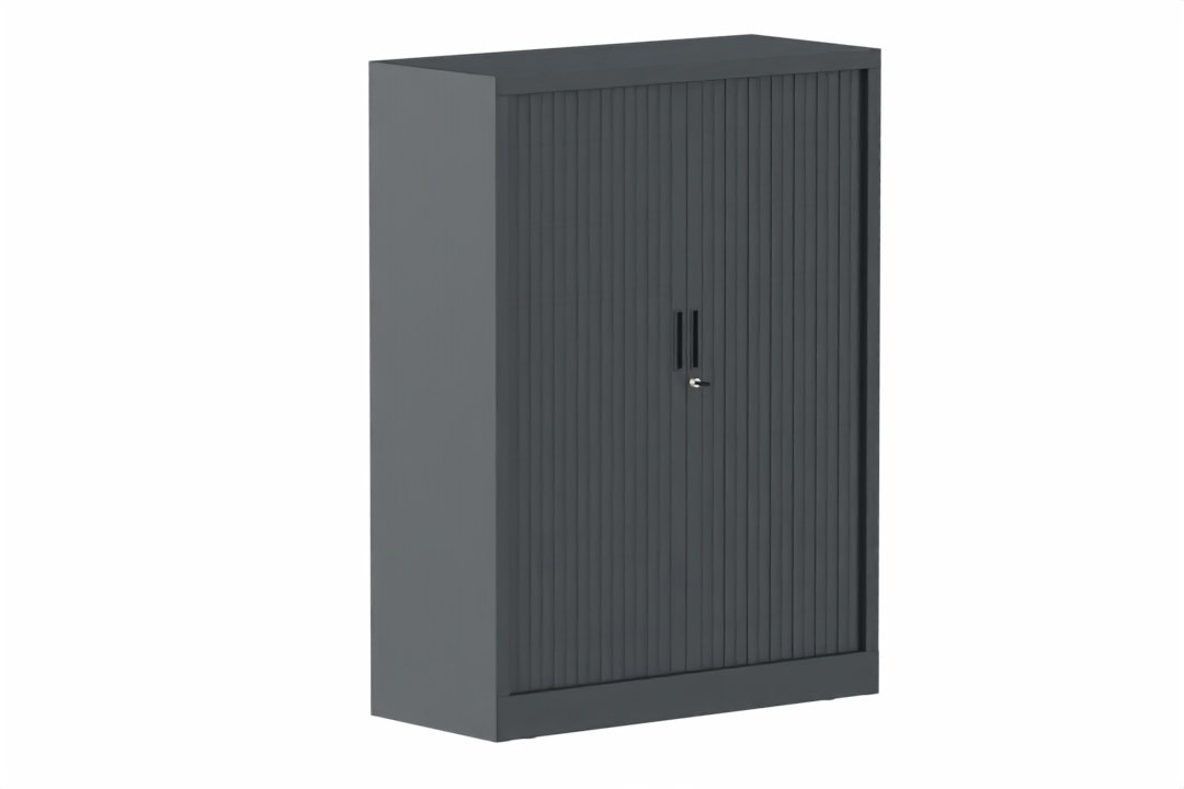 Armoire à rideaux H135xL100cm 2 tablettes