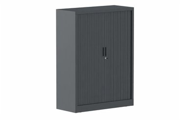 ARMOIRES A RIDEAUX - Largeur 100 cm - Armoire à rideaux H135xL100cm 2 tablettes