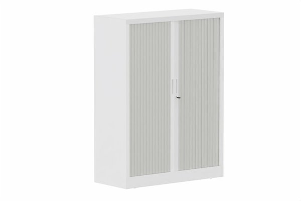 ARMOIRES A RIDEAUX - Largeur 100 cm - Armoire à rideaux H135xL100cm 2 tablettes