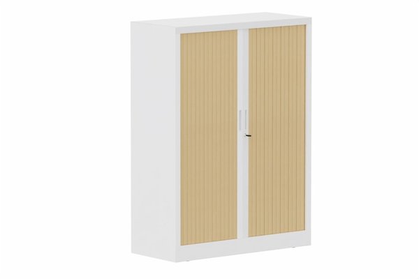 ARMOIRES A RIDEAUX - Largeur 100 cm - Armoire à rideaux H135xL100cm 2 tablettes