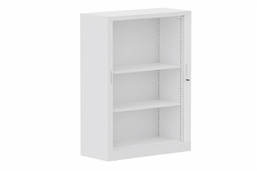 ARMOIRES A RIDEAUX - Largeur 100 cm - Armoire à rideaux H135xL100cm 2 tablettes
