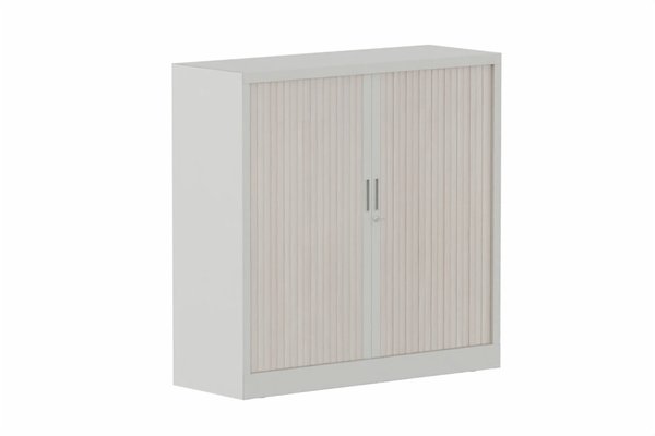 ARMOIRES A RIDEAUX - Largeur 120 cm - Armoire à rideaux H118xL120cm 2 tablettes