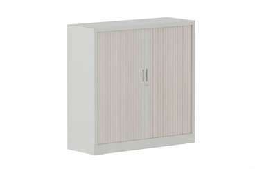 ARMOIRES A RIDEAUX - Largeur 120 cm - Armoire à rideaux H118xL120cm 2 tablettes