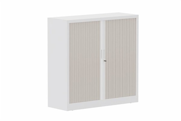 ARMOIRES A RIDEAUX - Largeur 120 cm - Armoire à rideaux H118xL120cm 2 tablettes